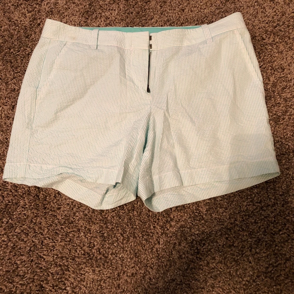 Jcrew seersucker shorts